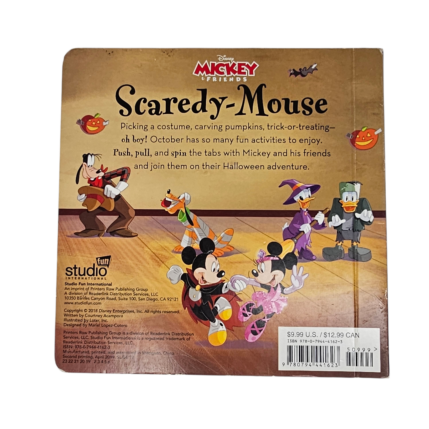 Mickey Scaredy-Mouse