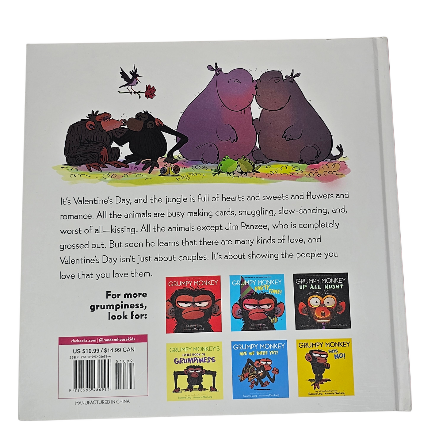 Grumpy Monkey Valentine Gross-Out