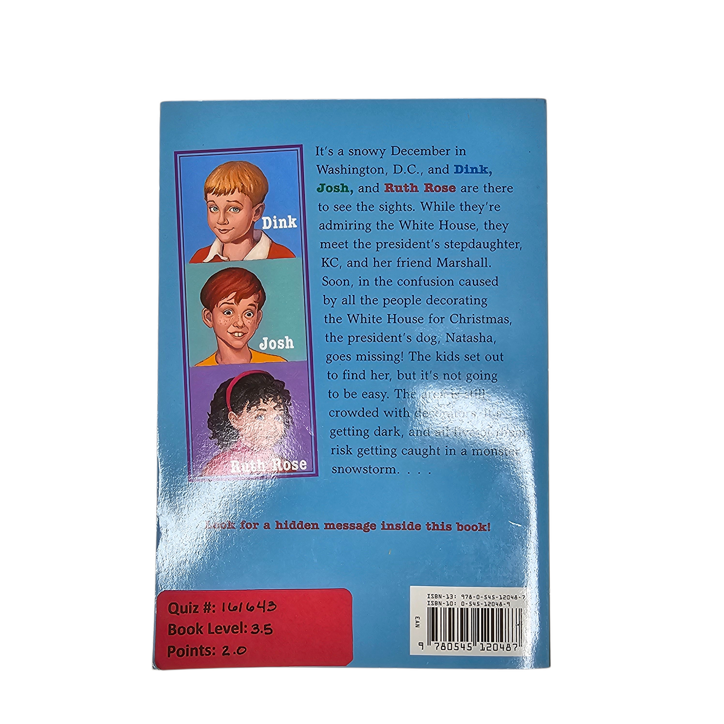 A to Z Mysteries White House White-Out