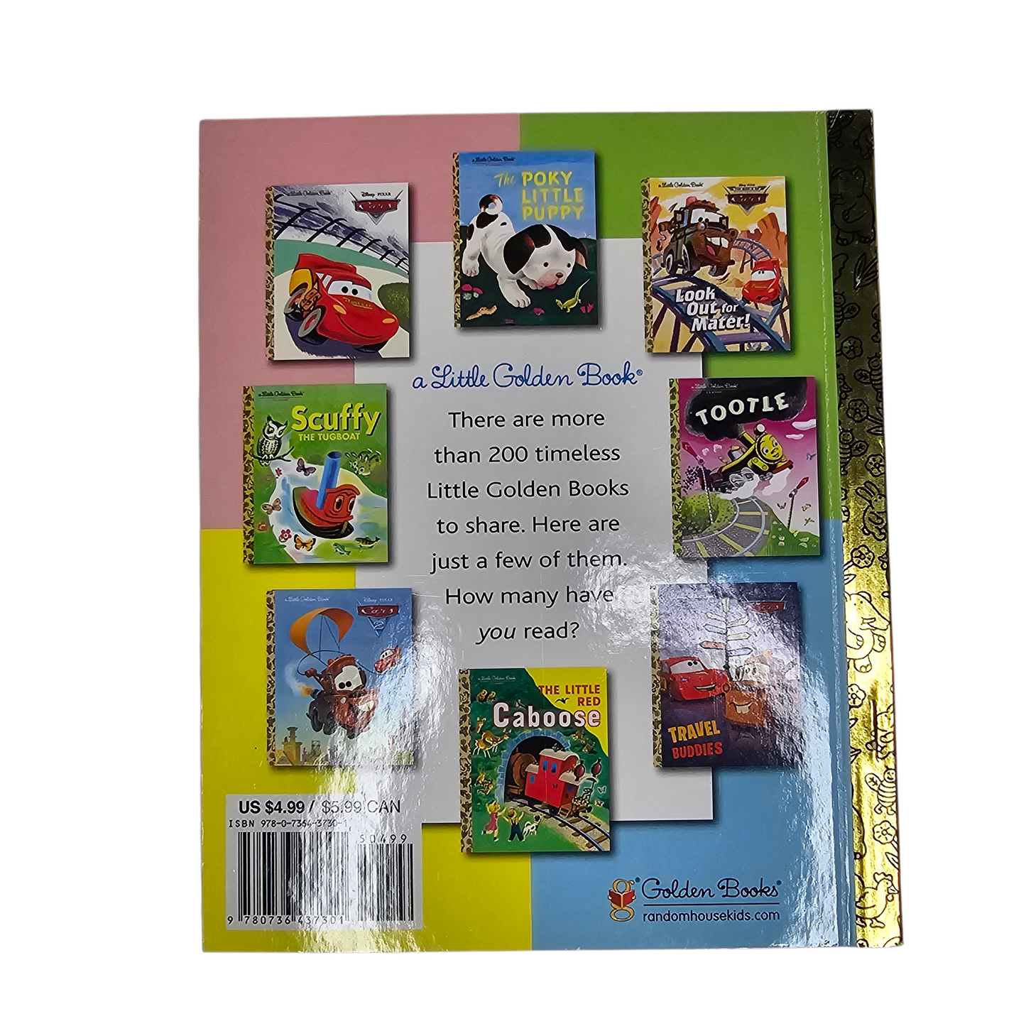 Disney Cars 3 Little Golden Book