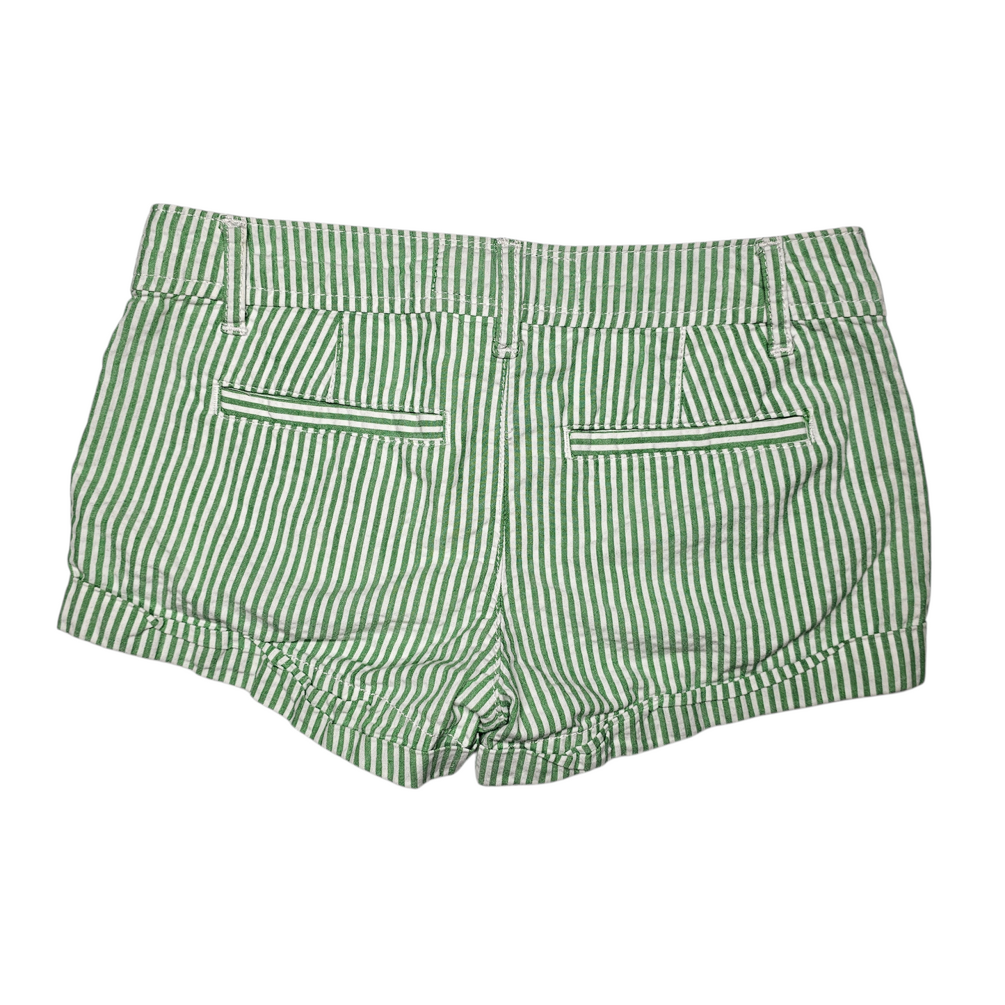 Abercrombie Kids 14 Green Striped Shorts