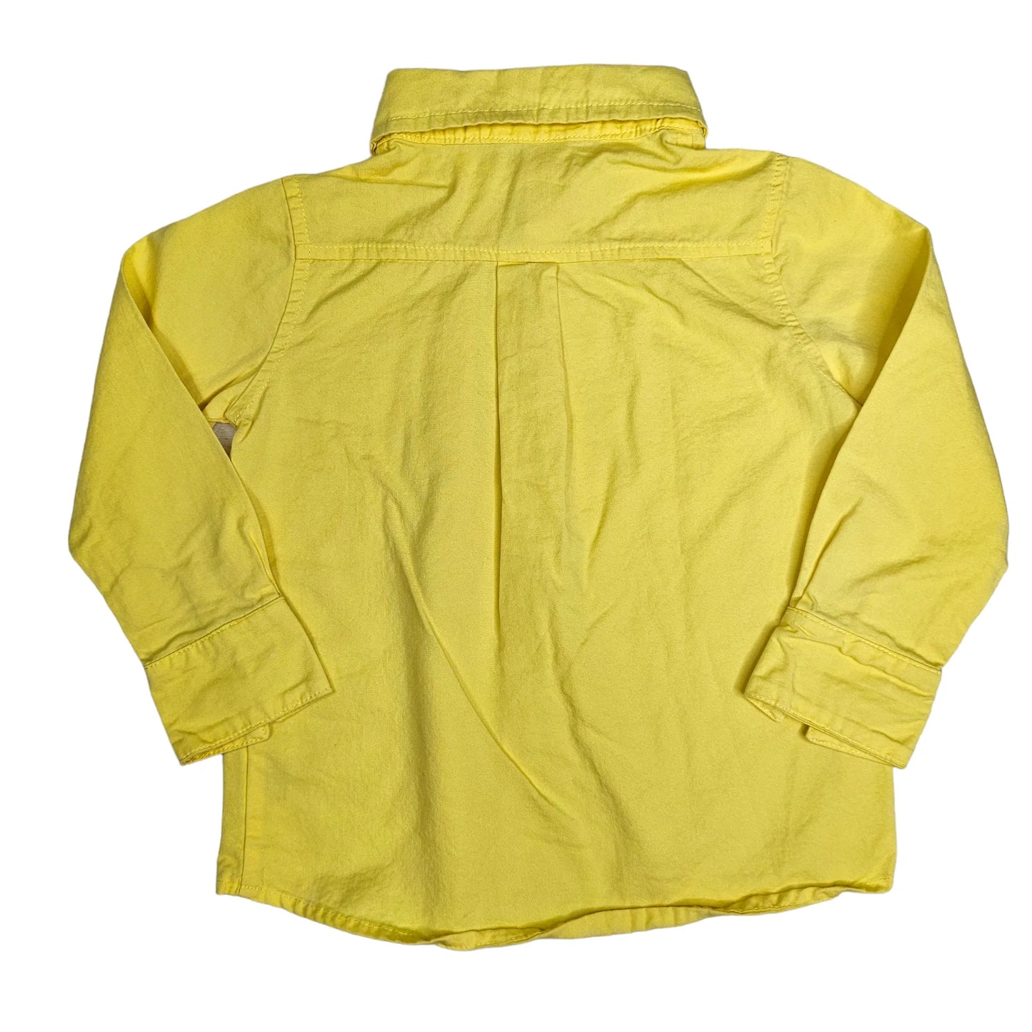 Spring&Gege 2T Yellow Button Up