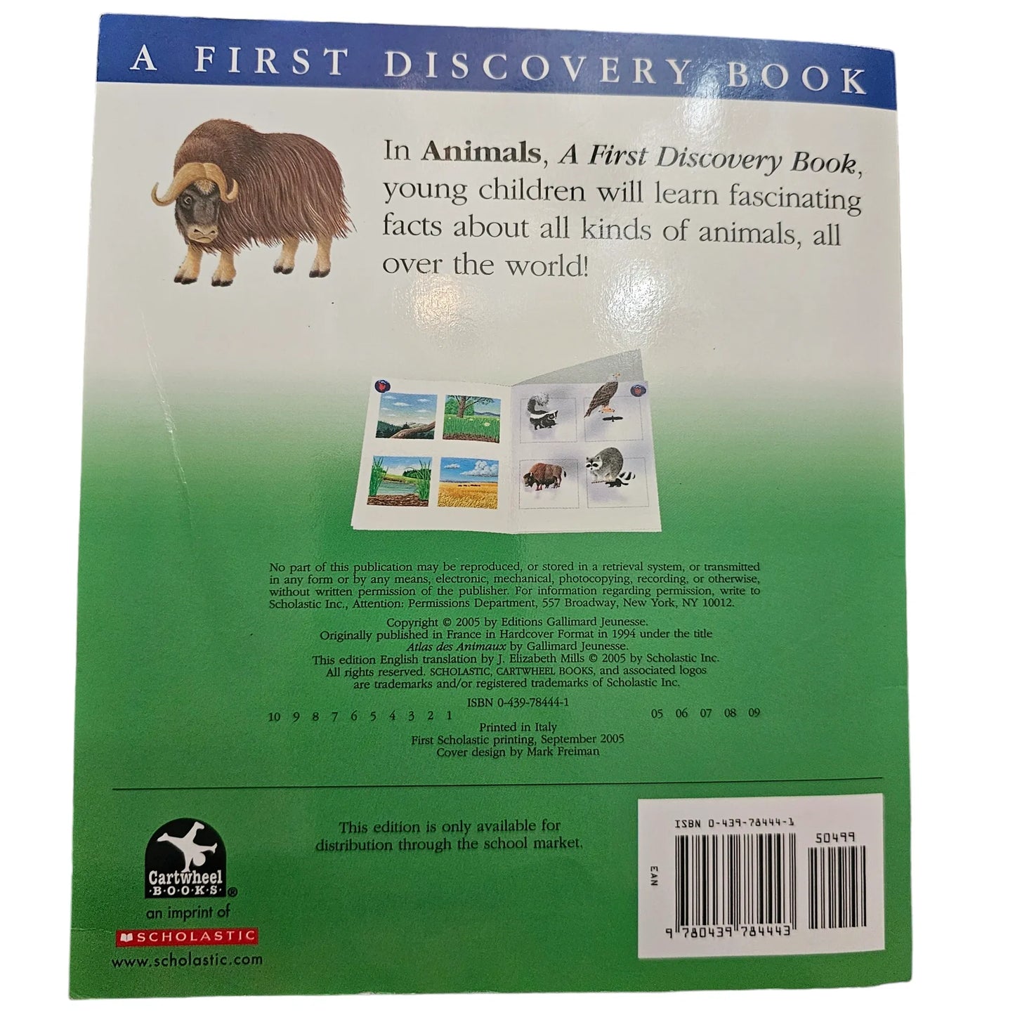 Animals: A First Discovery Book