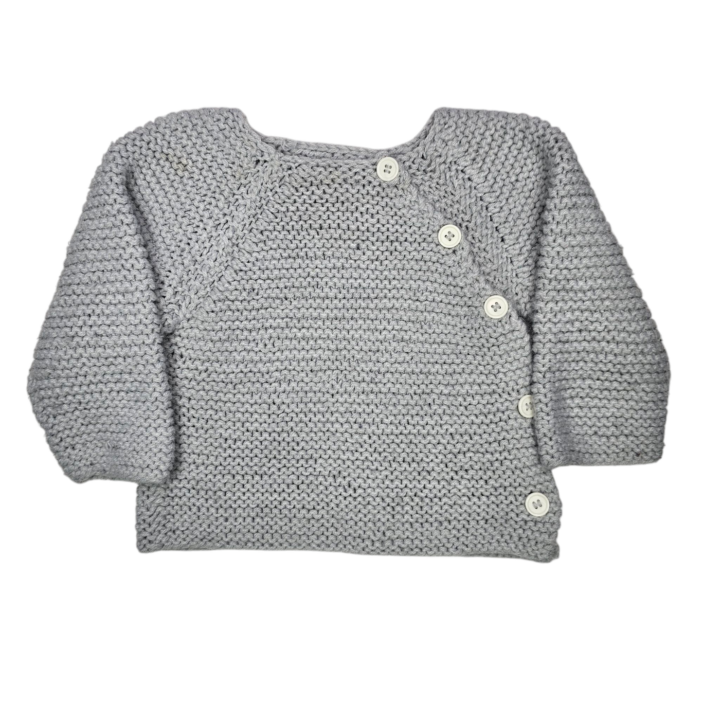 6-9M Crochet Button Sweater
