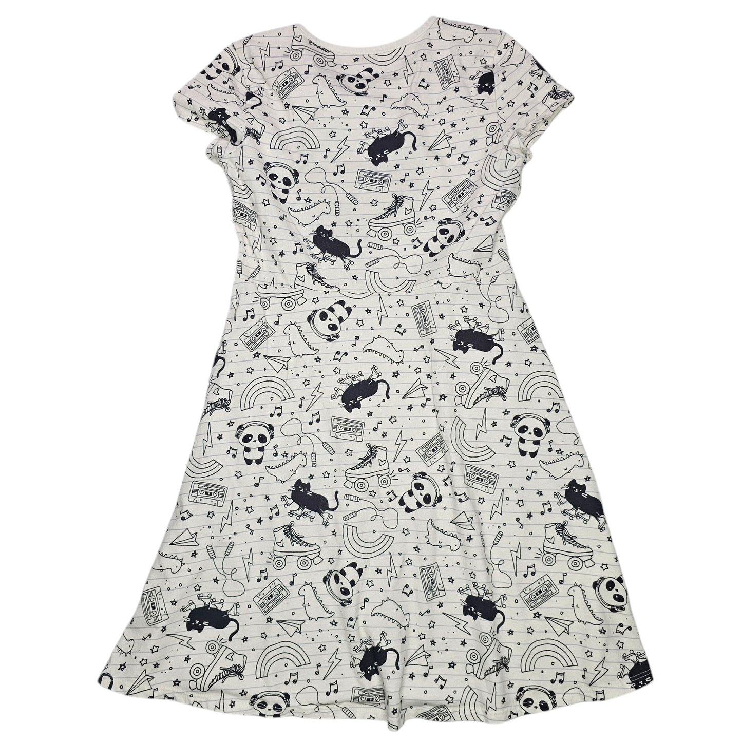 Wonder Nation Large (10/12) Graffiti Dress