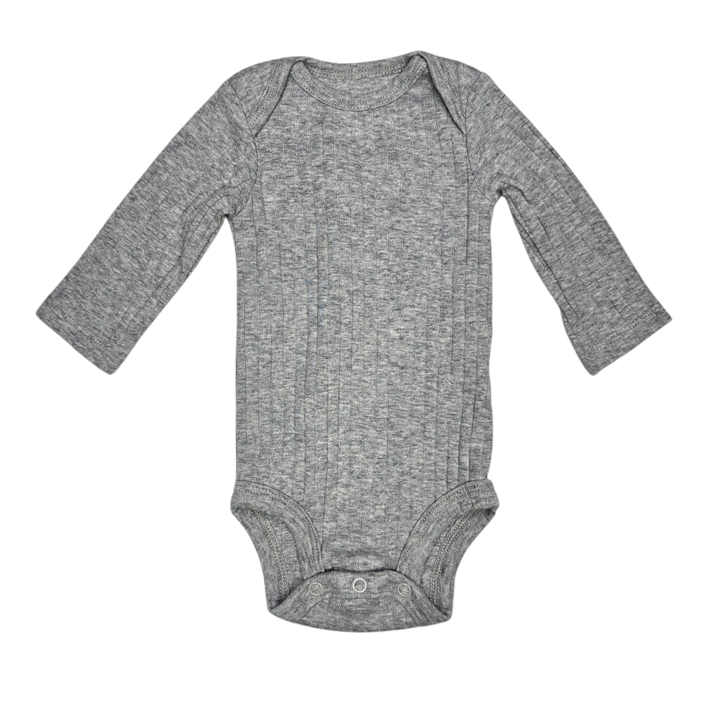 Child of Mine Carters 0-3M Ribbed Long Sleeve Bodysuit
