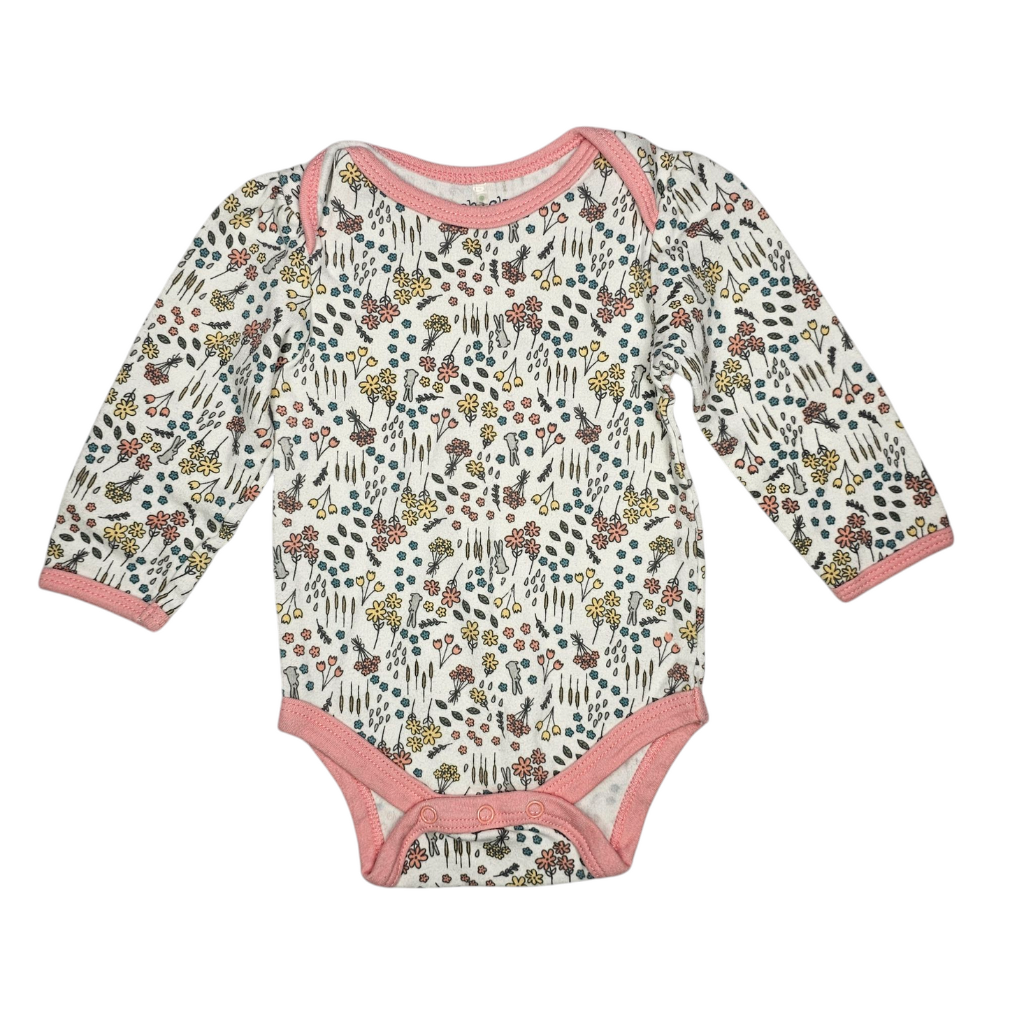 Chick Pea 3-6M Floral Bodysuit