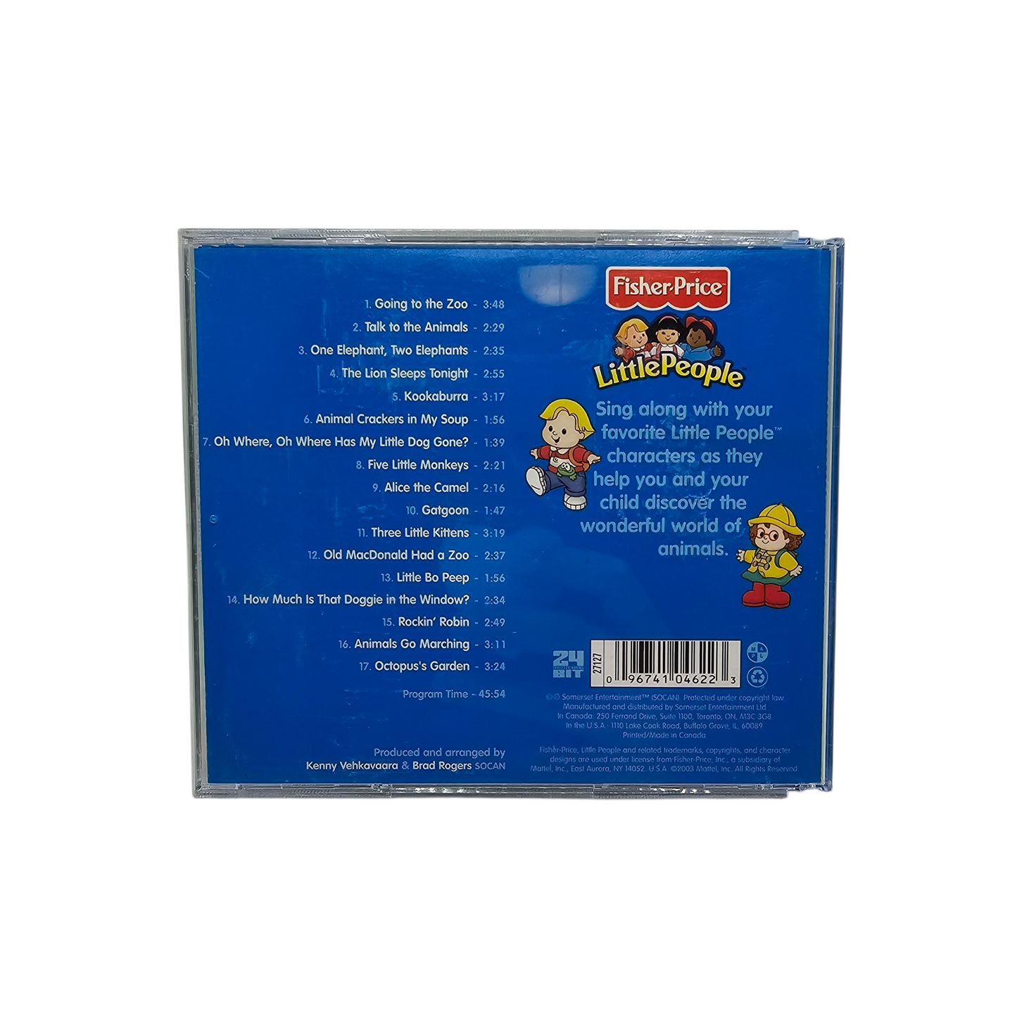 Fisher Price Little People Favorite Animal Songs CD