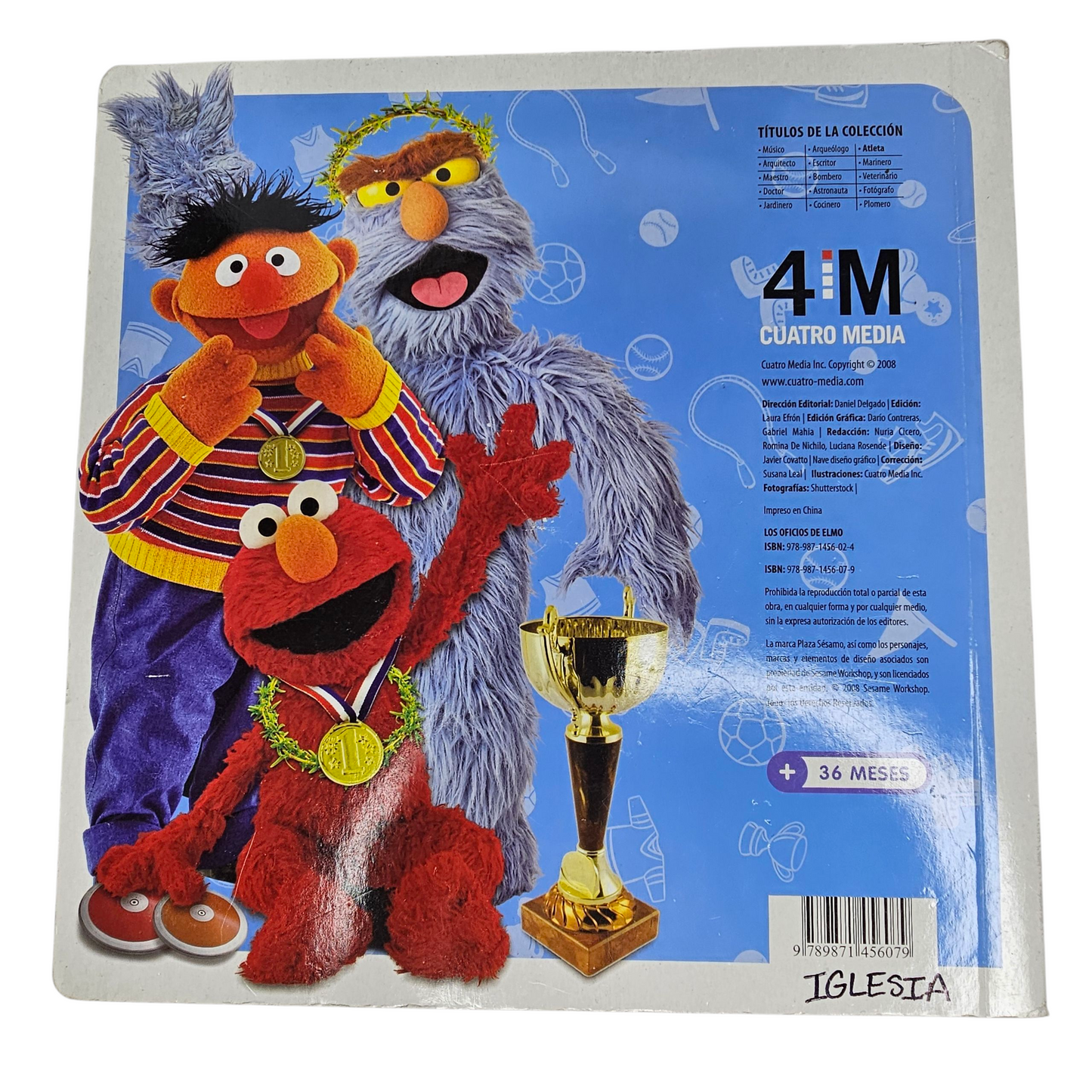 Sesame Street Los Oficios de Elmo Spanish Puzzle Book