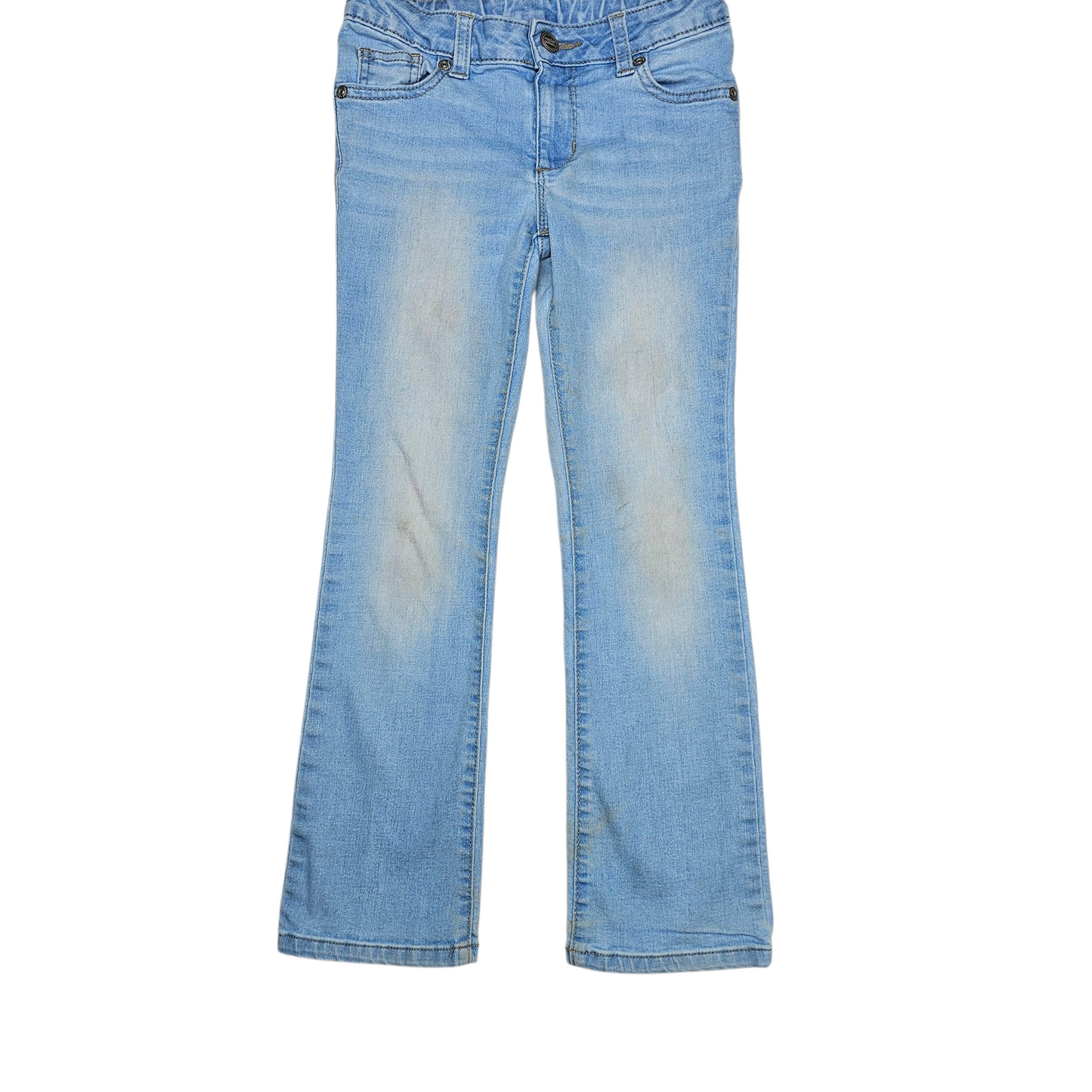 Wonder Nation 7 Light Wash Straight Jeans