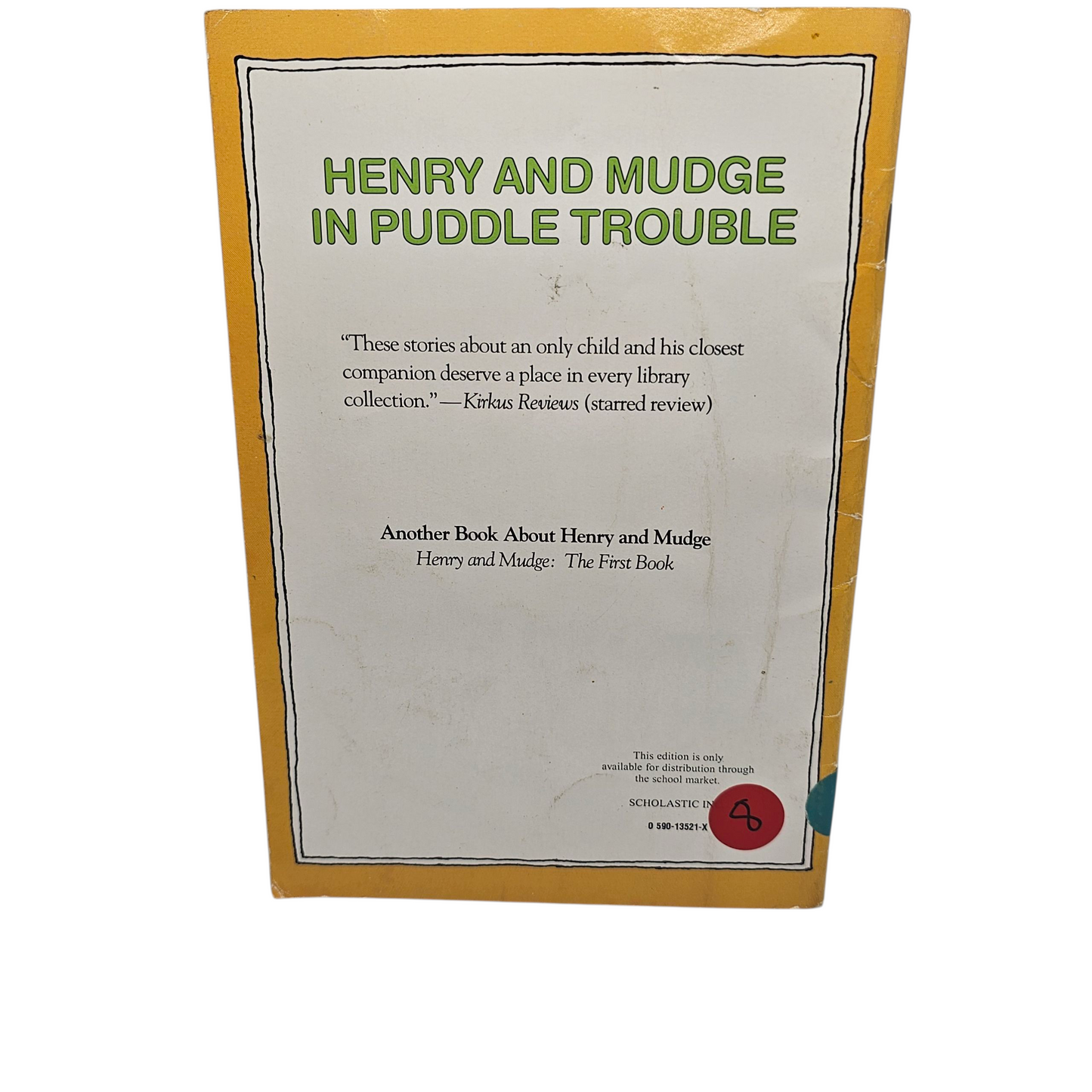 Henry and Mudge in Puddle Trouble