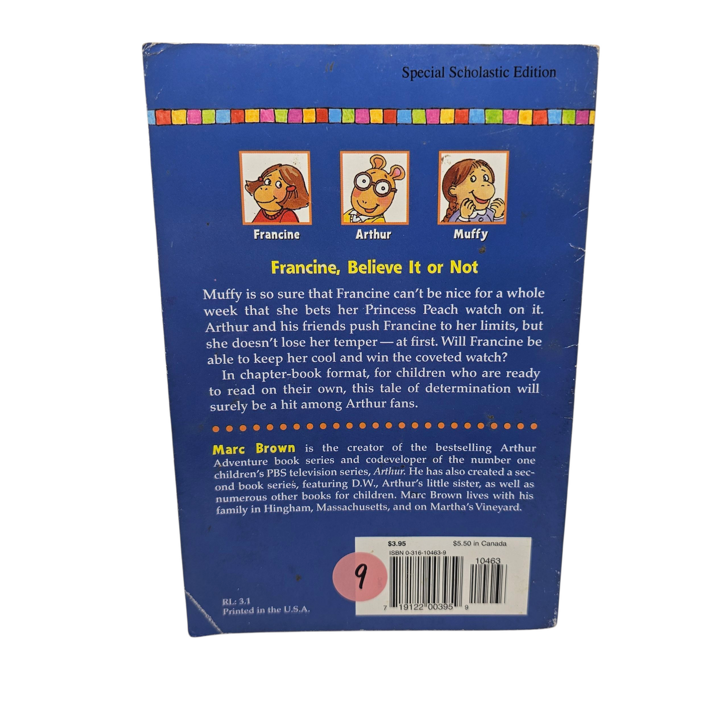 Arthur: Francine, Believe It or Not