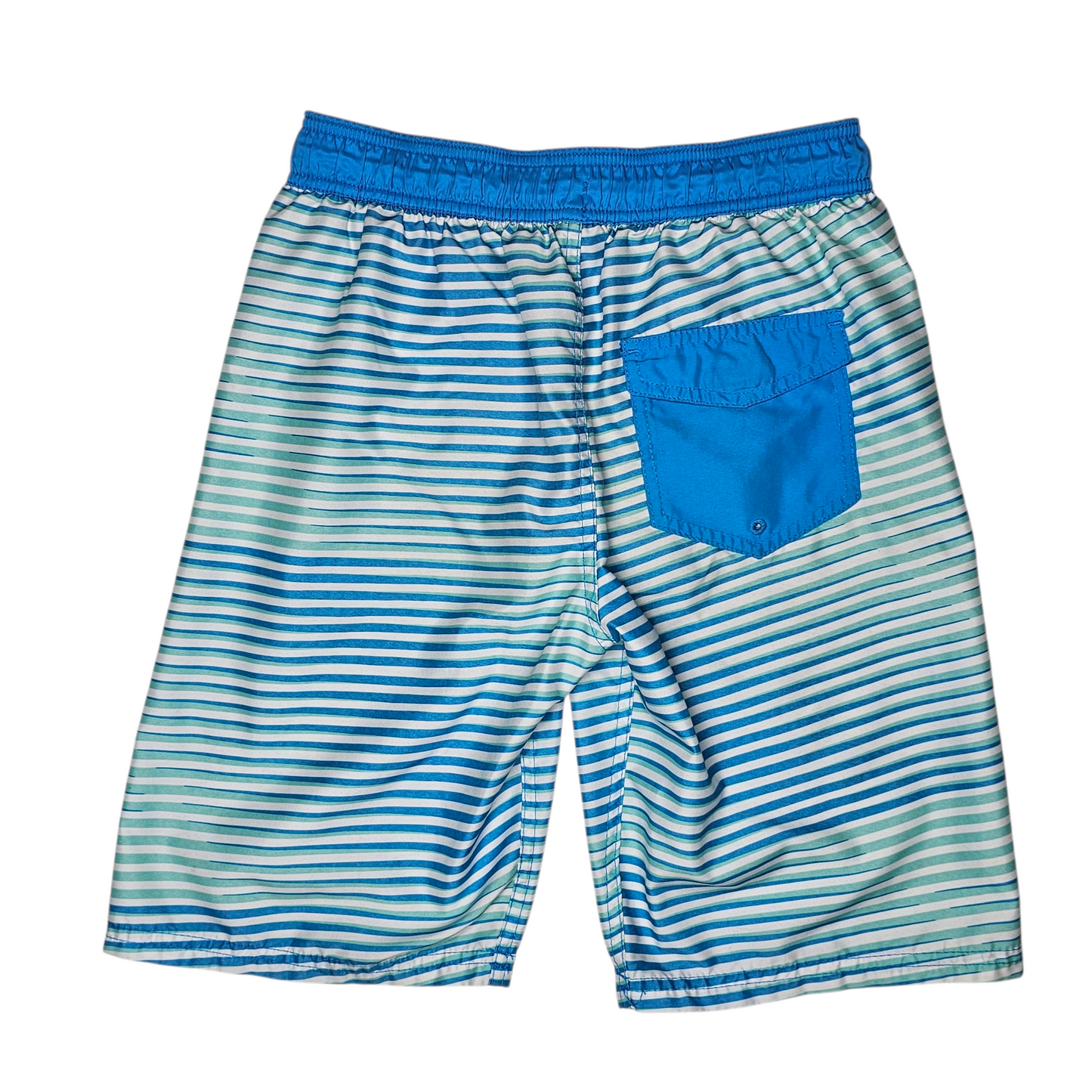 Cat & Jack L 12/14 Striped Swim Trunks