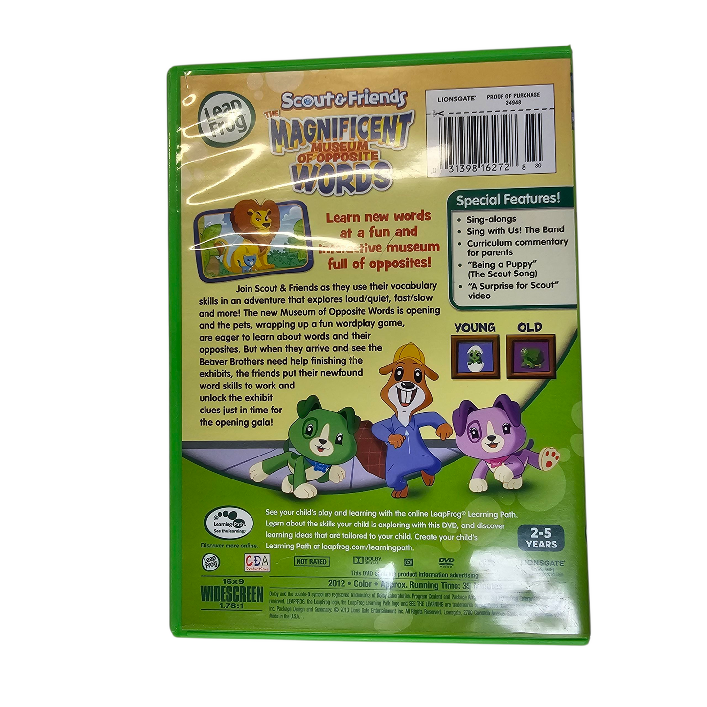 Leap Frog Scout & Friends Magnificent Museum of Opposite Words