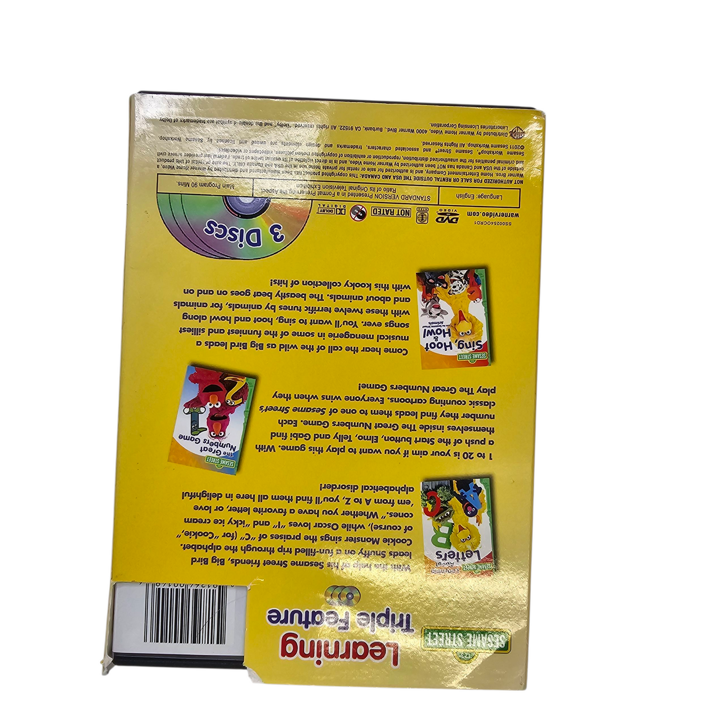 Sesame Street Learning Triple Feature