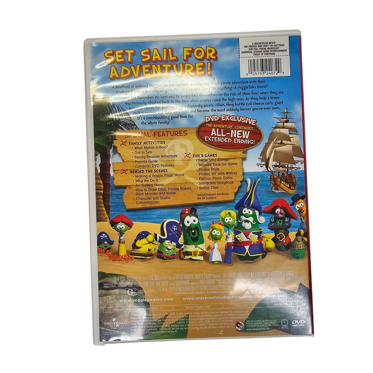 VeggieTales The Pirates Who Don't Do Anything DVD