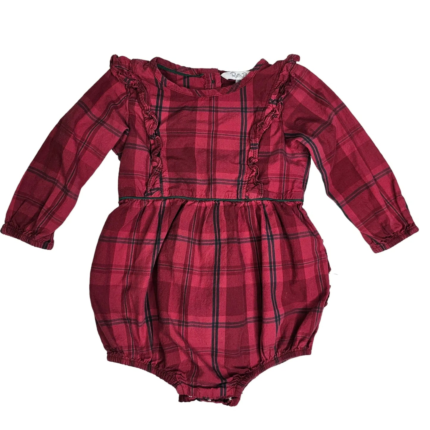 Ruffle Butts 18-24M Plaid Bodysuit