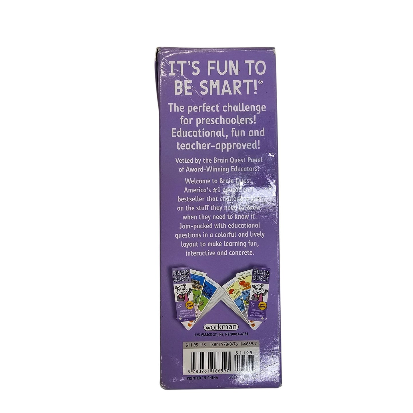 Brain Quest Preschool Card Deck Ages 4-5