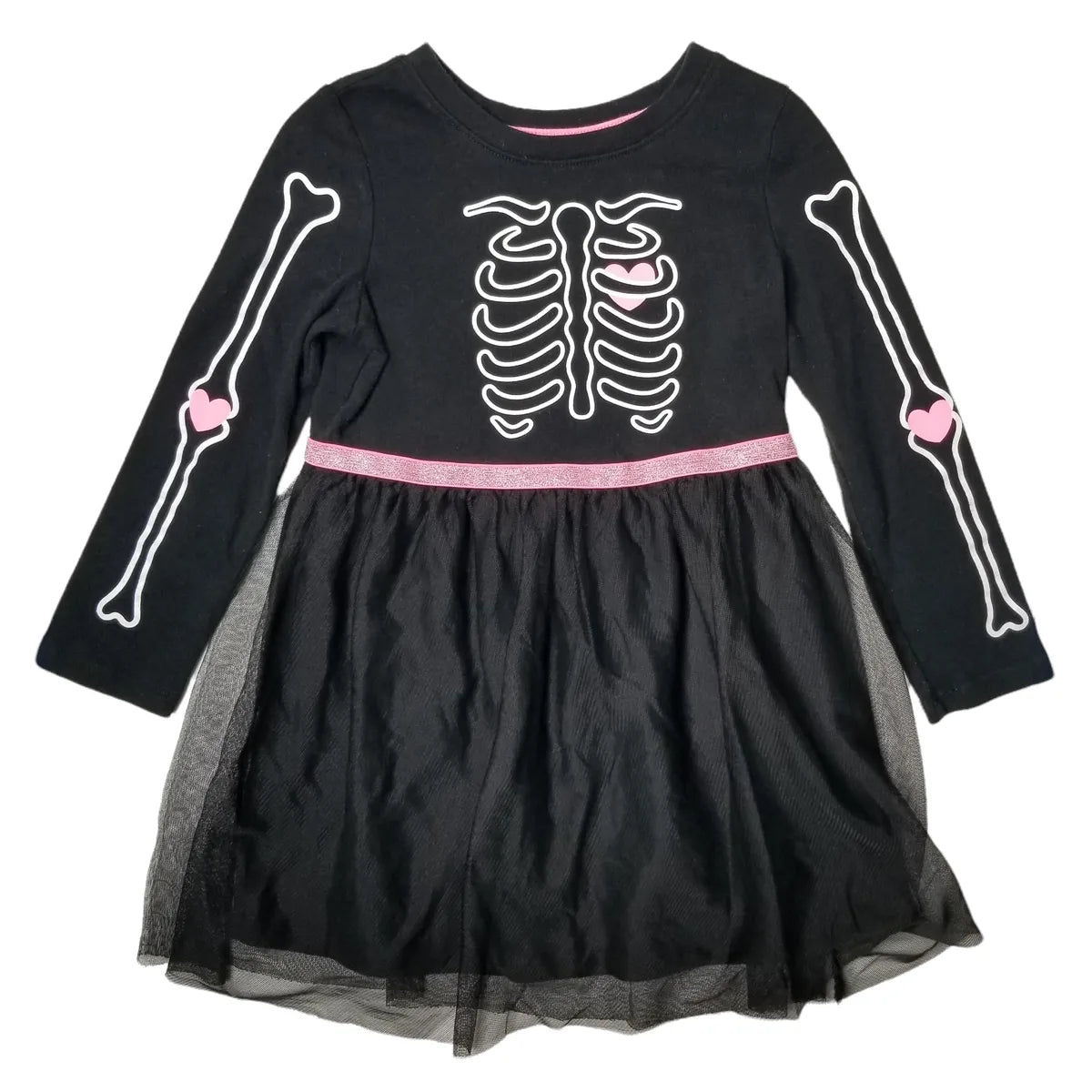 Cat & Jack 4T Skeleton Tutu Dress
