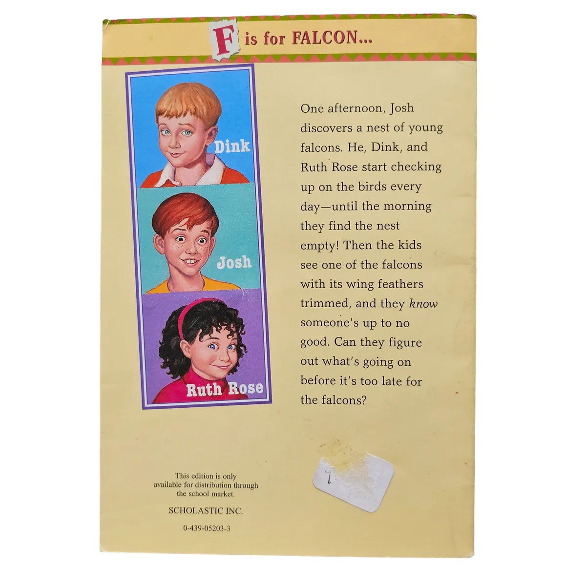 A to Z Mysteries The Falcon's Feathers