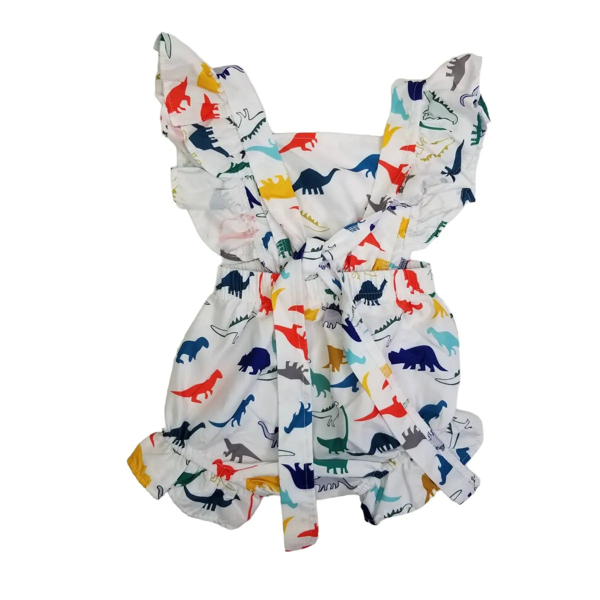 6-12M Dinosaur Print Overall Romper