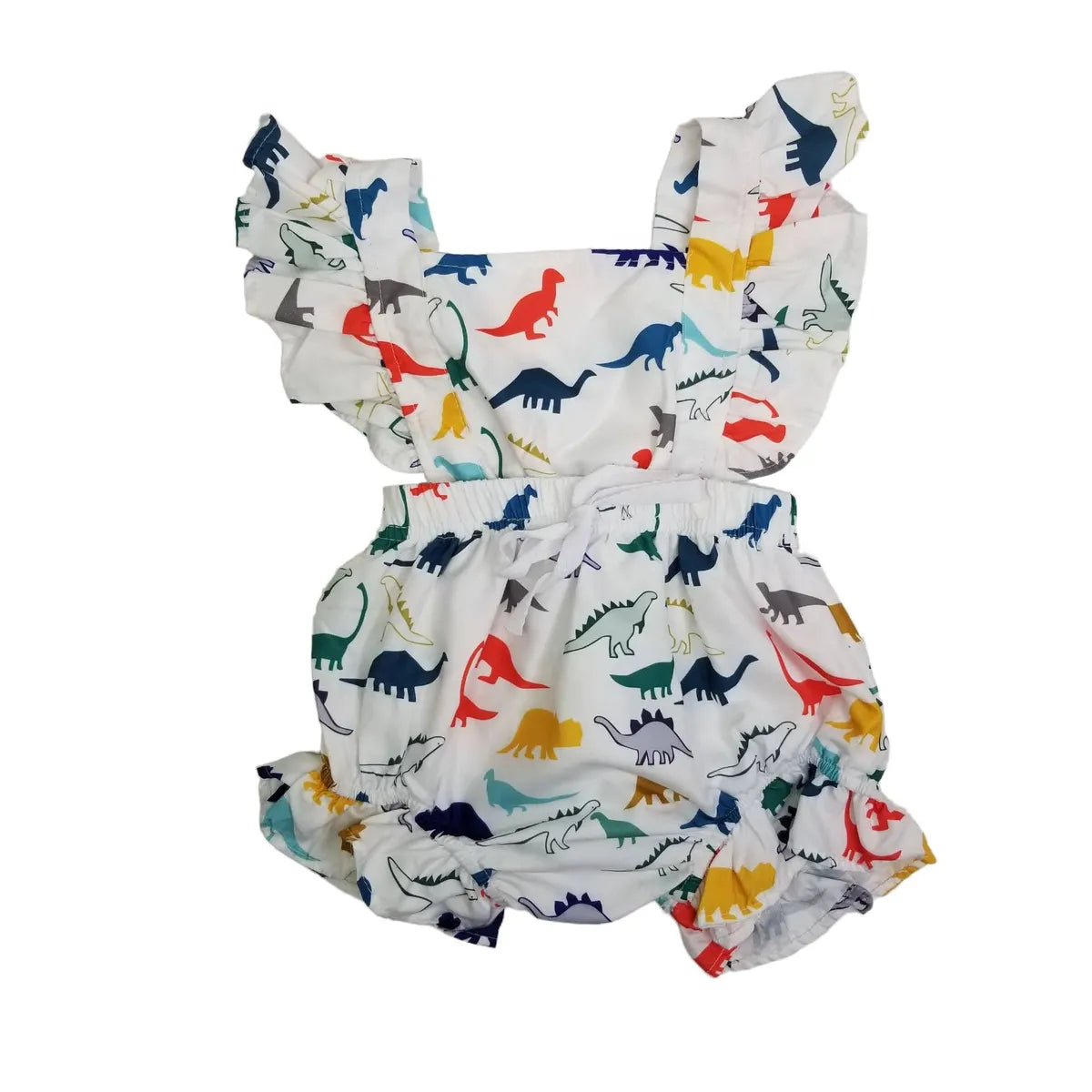 6-12M Dinosaur Print Overall Romper