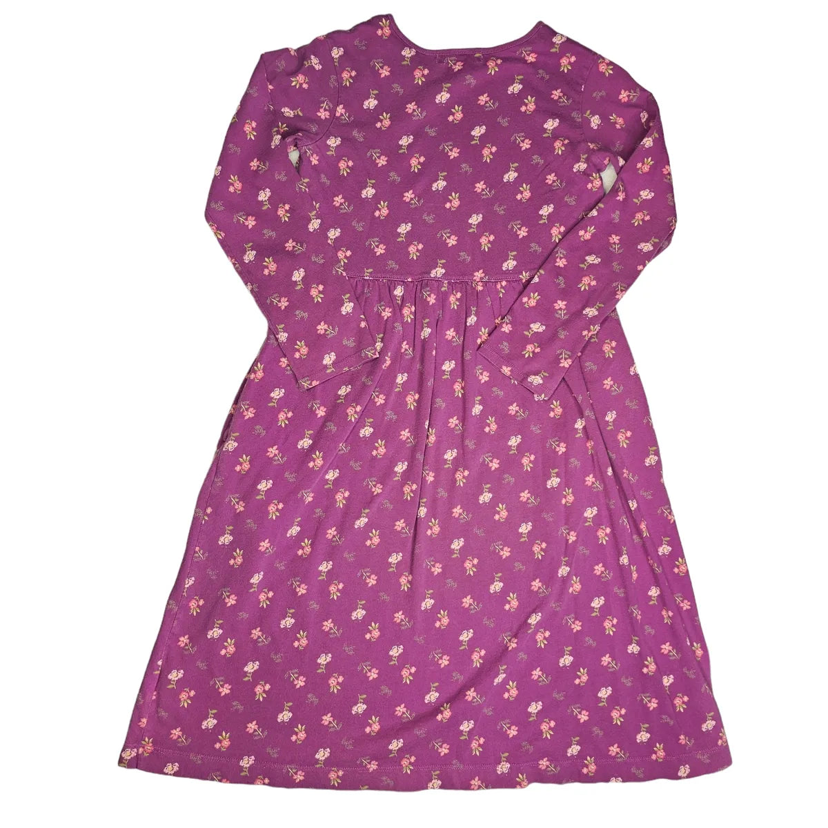 Land's End 8 Floral Long Sleeve Dress