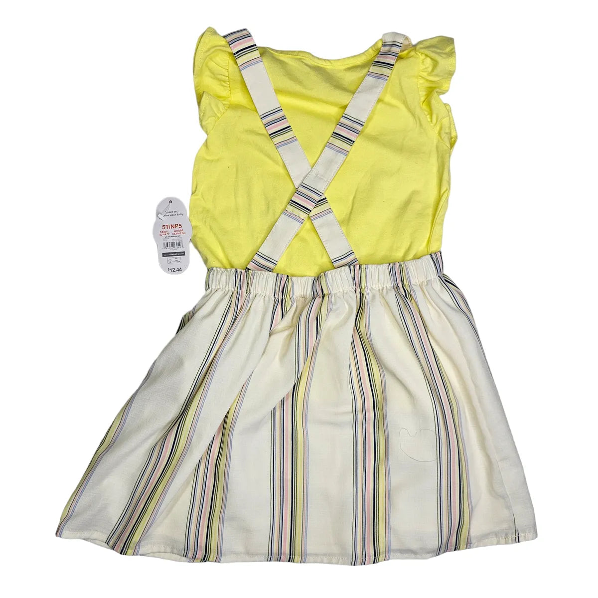 Wonder Nation 5T Top & Overall Dress