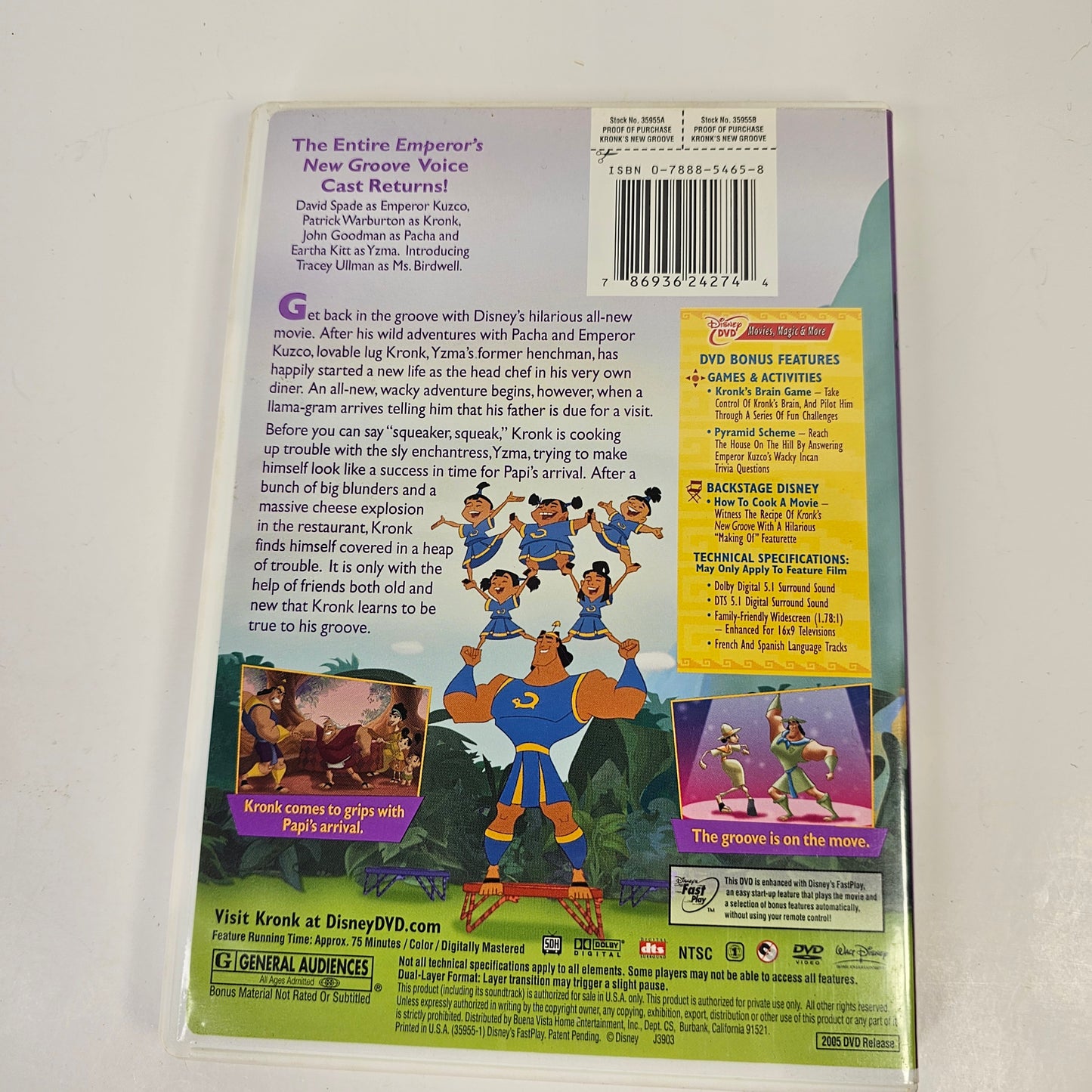 The Emperor's New Groove & Kronk's New Groove DVD Set