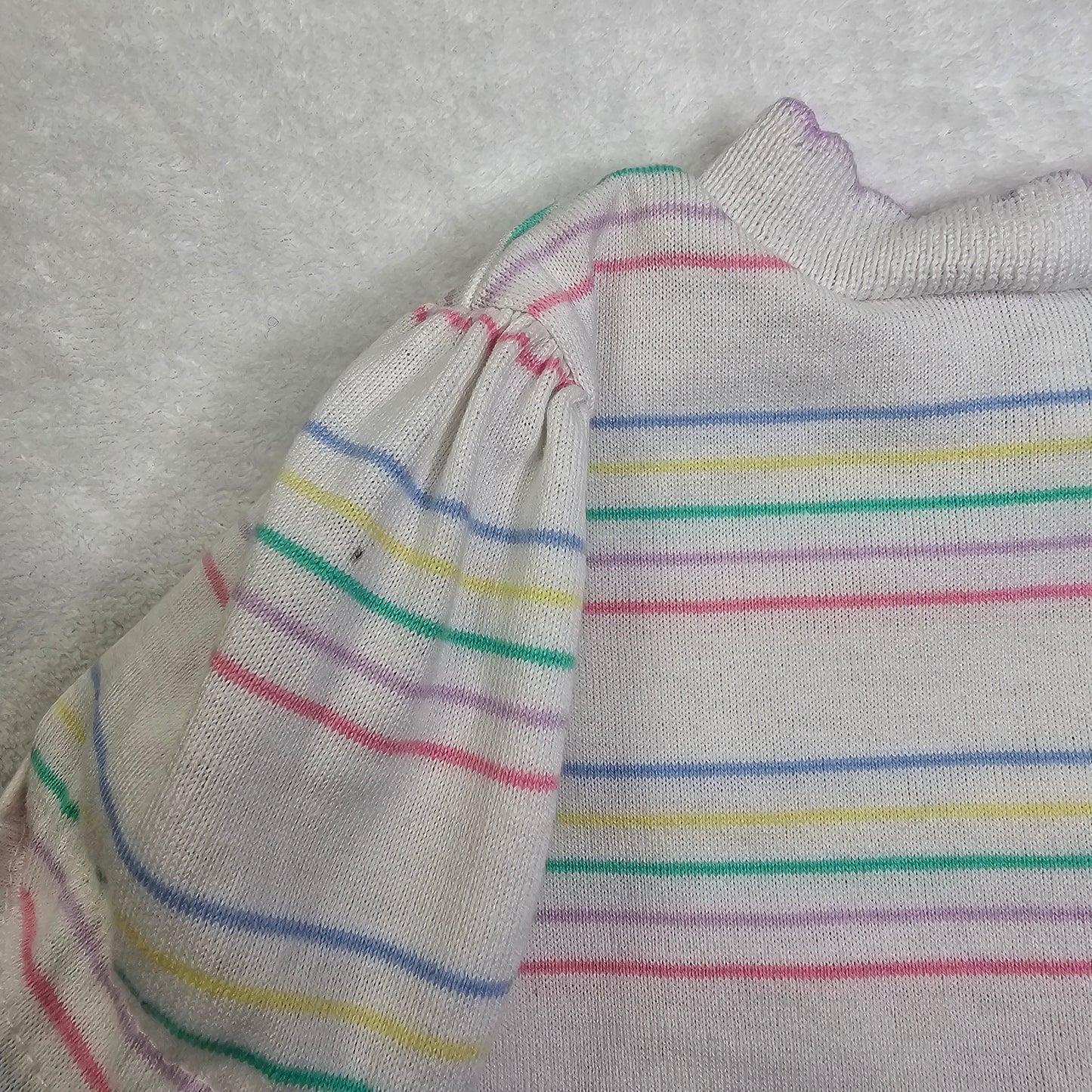 Health-Tex 2T Vintage Striped Bunny Shirt