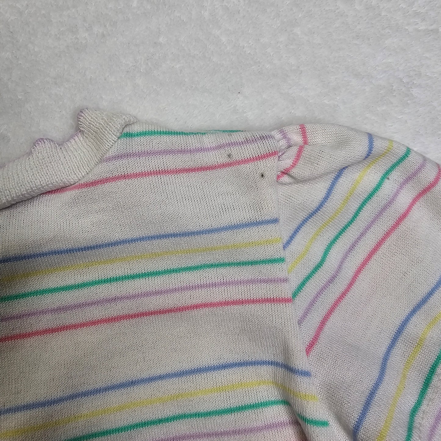 Health-Tex 2T Vintage Striped Bunny Shirt