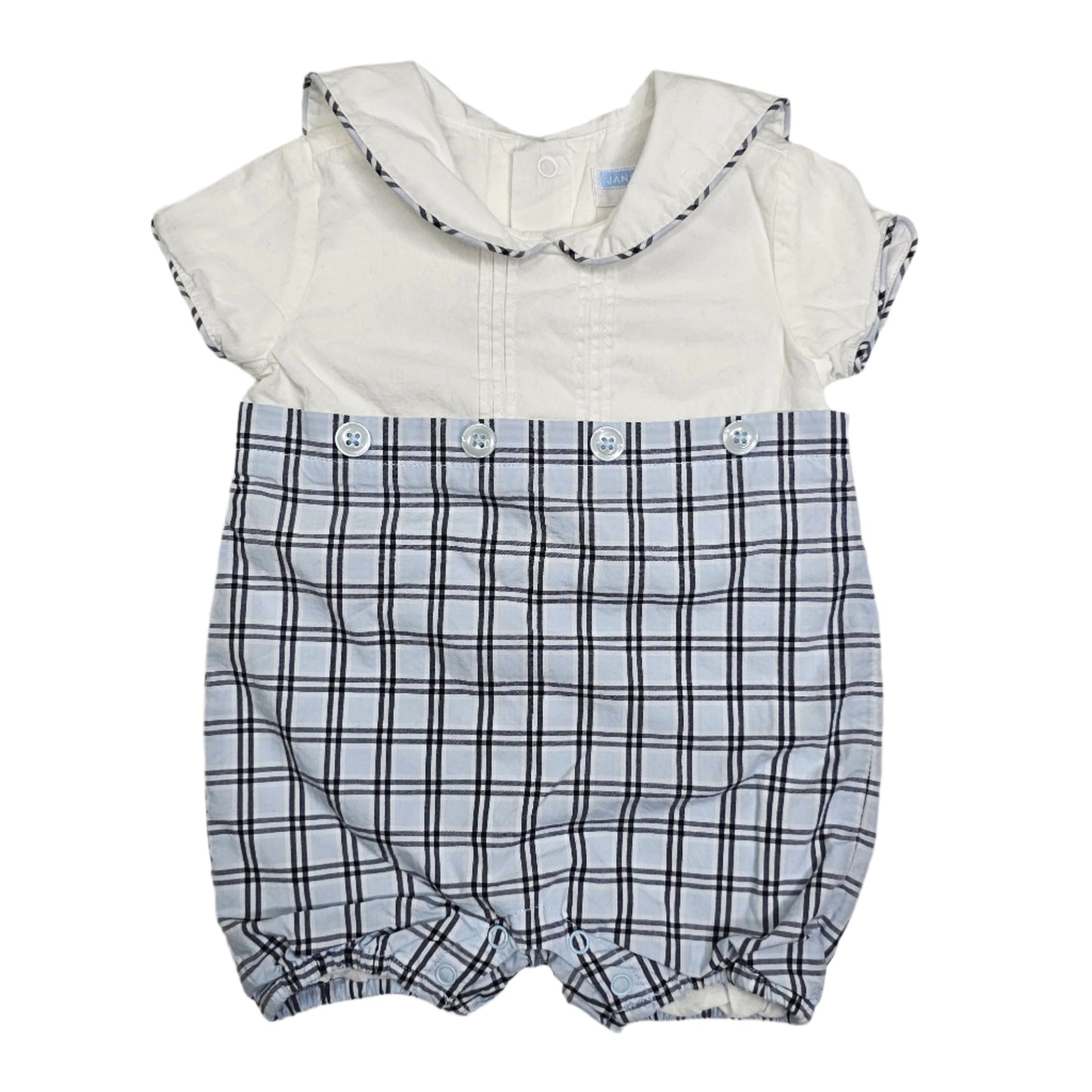 Janie & Jack 0-3M Layette Romper
