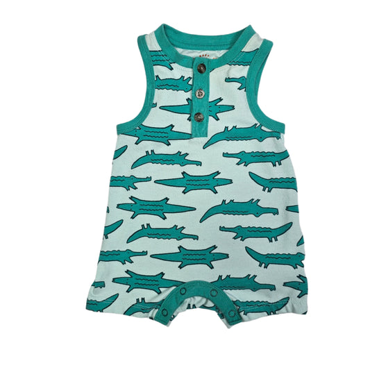 Cat & Jack 0-3M Alligator Romper