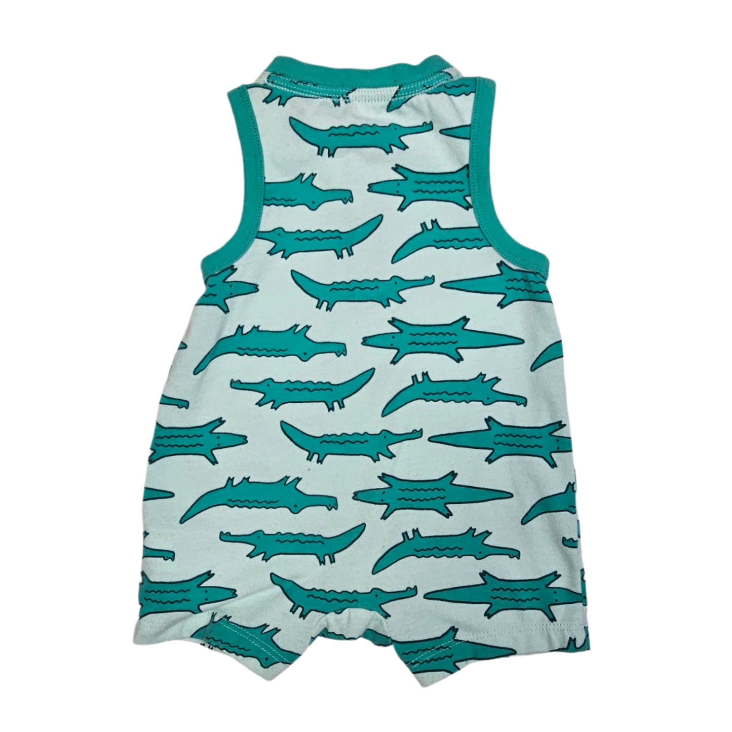 Cat & Jack 0-3M Alligator Romper