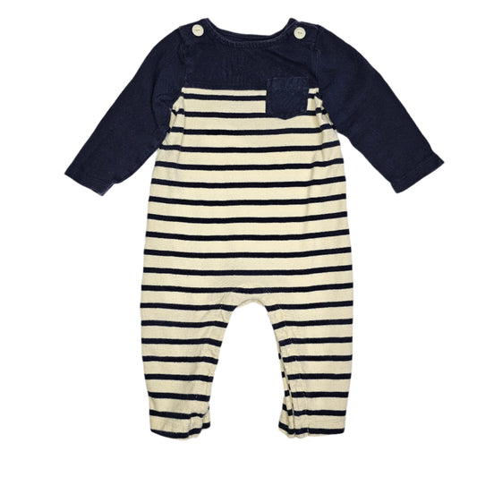 babyGap 6-12M Striped Jumpsuit
