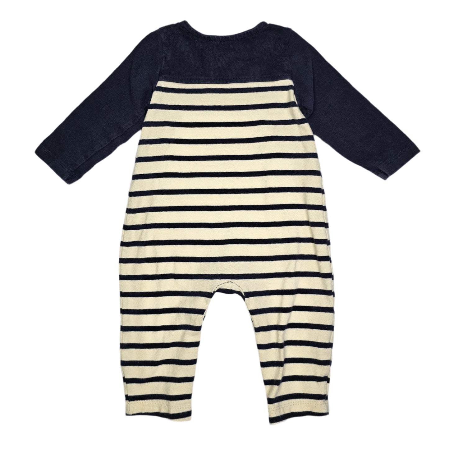 babyGap 6-12M Striped Jumpsuit