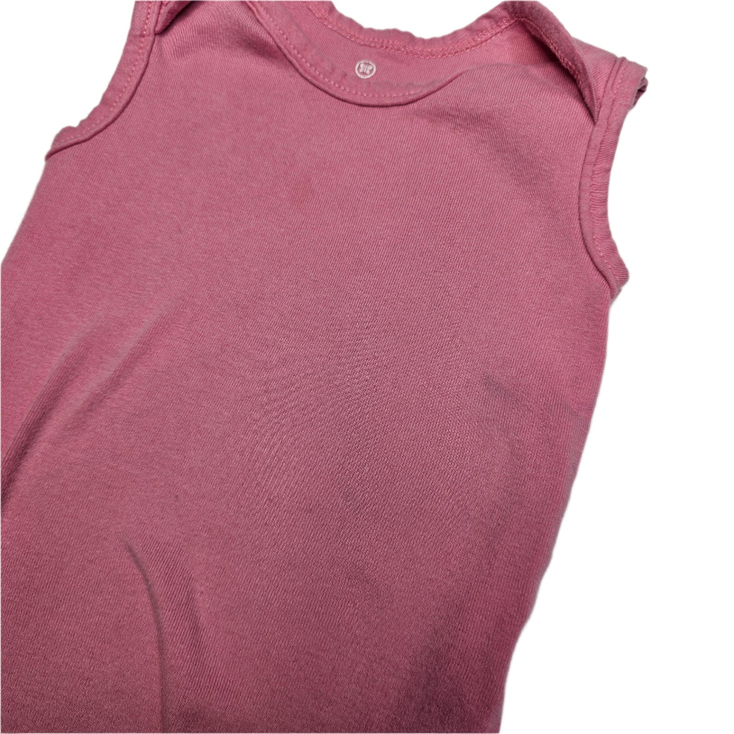 Honest 18M Pink White Bodysuits Set