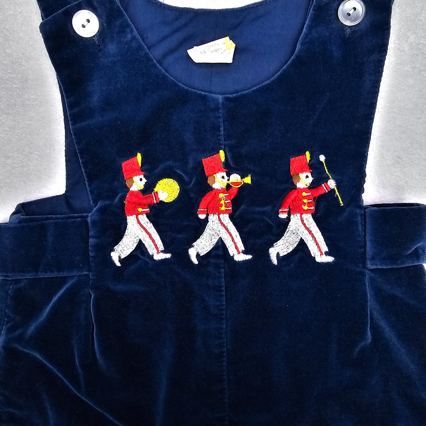 Vintage 12M Velour Romper