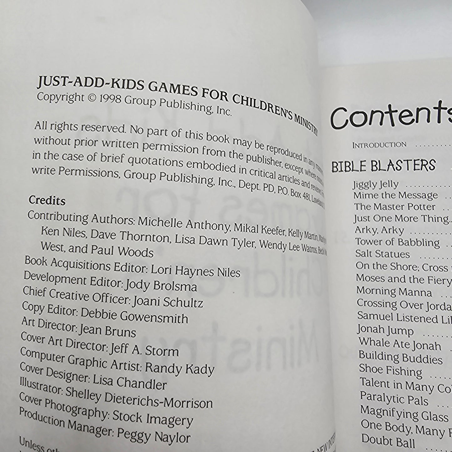 Just Add Kids Games for Children's Ministry