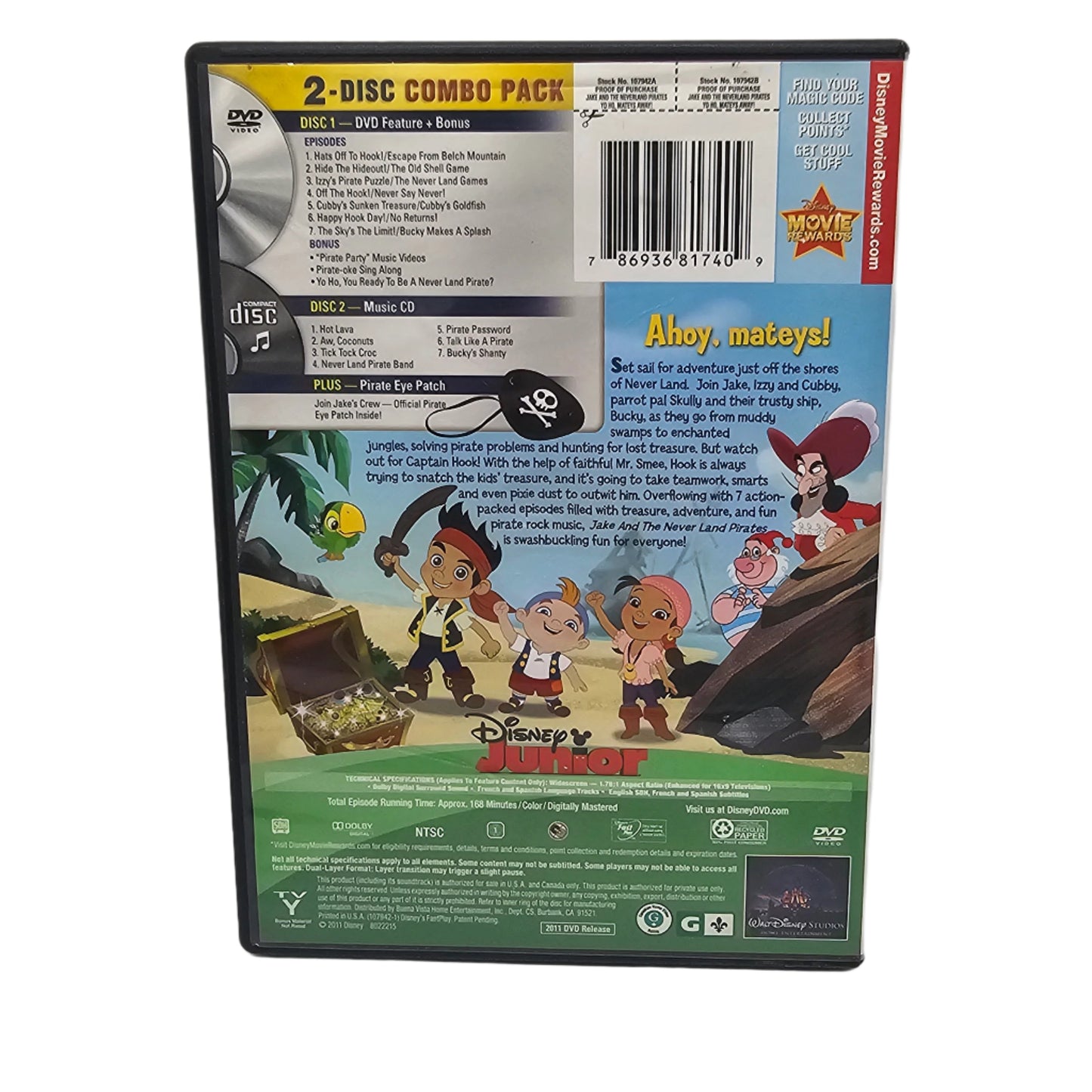 Disney Jake and the Neverland Pirates Yo Ho Mateys Away!