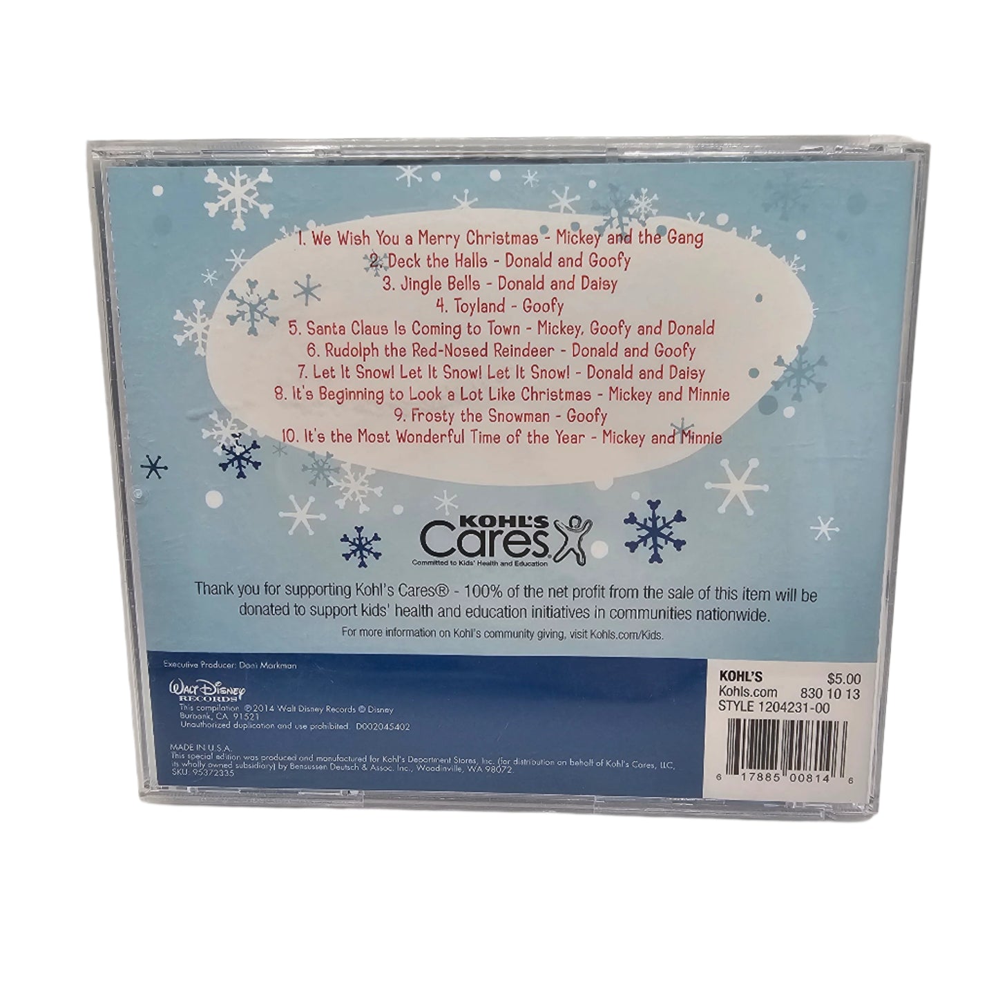 Disney Mickey Mouse & Friends Christmas Favorites CD