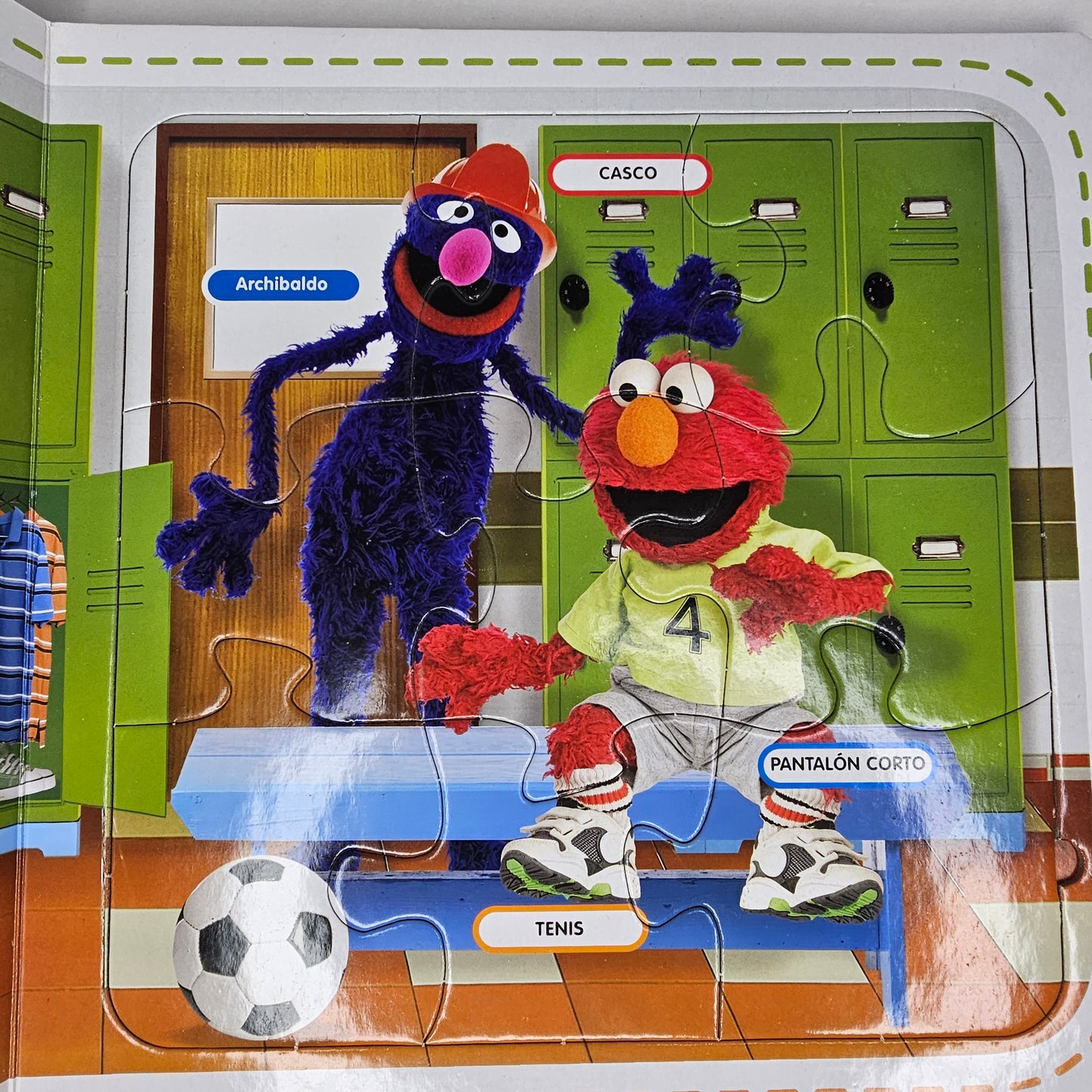 Sesame Street Los Oficios de Elmo Spanish Puzzle Book