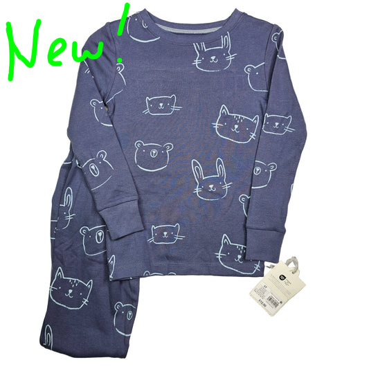 Cloud Island Animal Pajamas Set