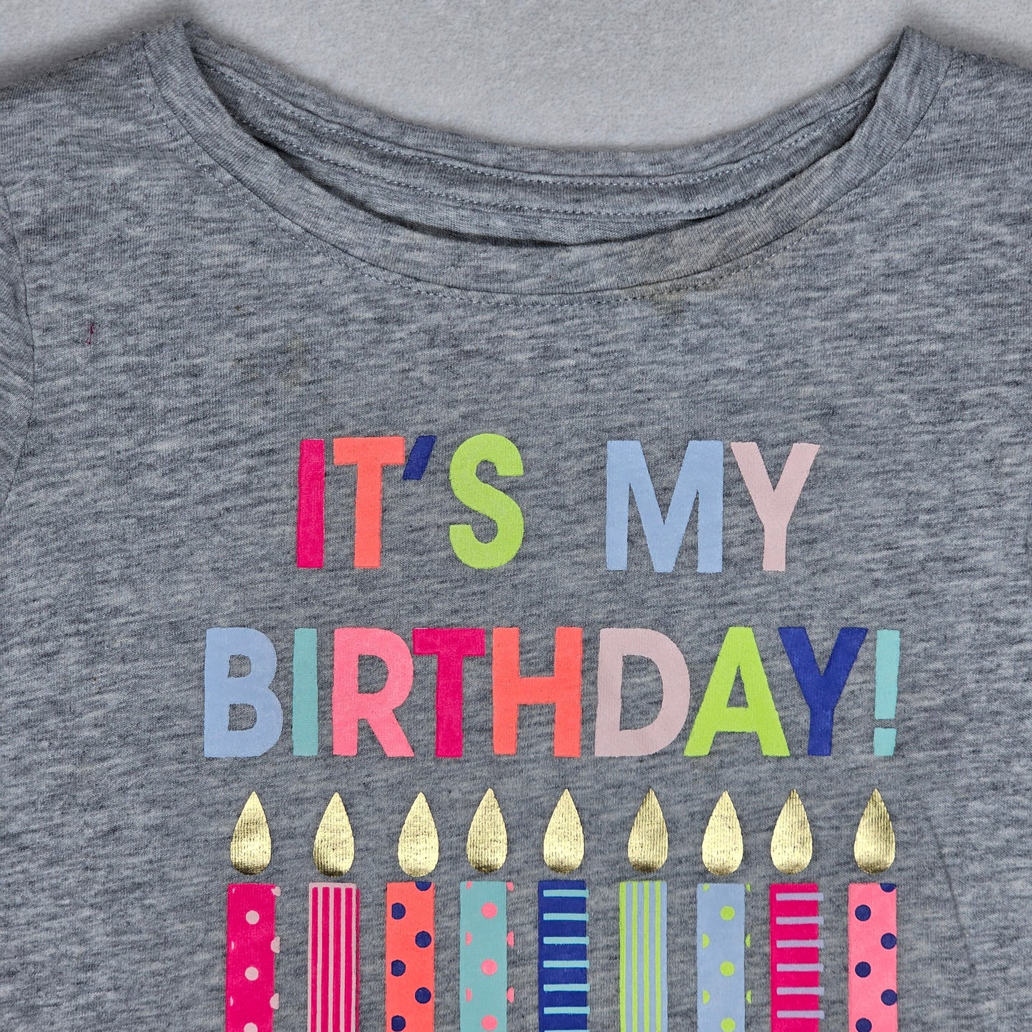Cat & Jack 5T Birthday T-Shirt