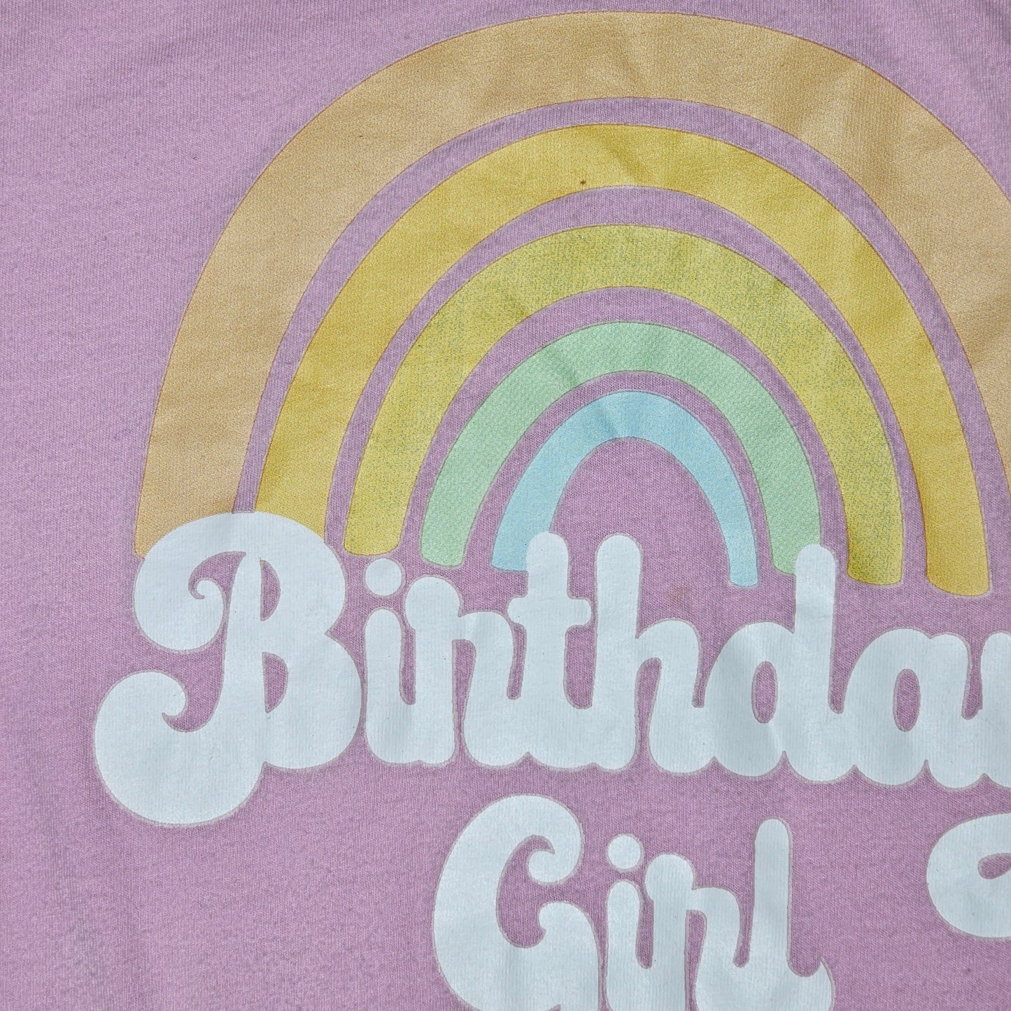 7/8 Pink Birthday Girl T-Shirt