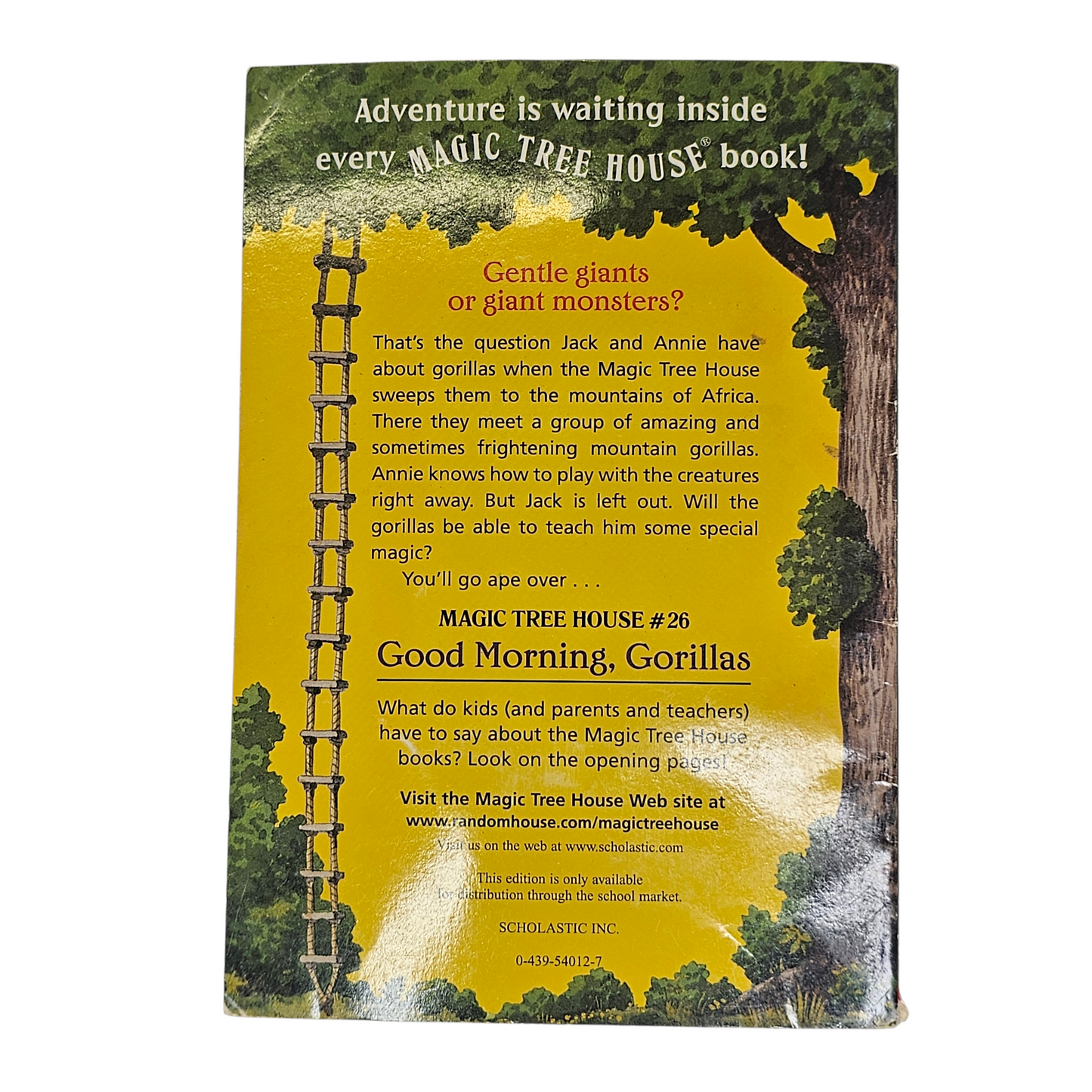 Magic Tree House Good Morning, Gorillas