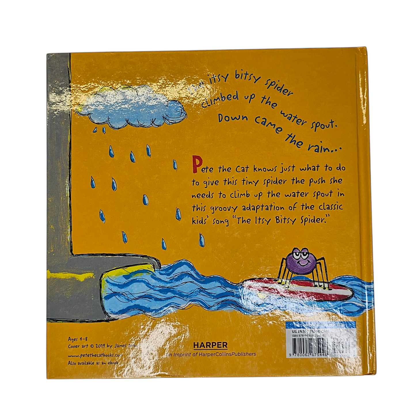 Pete the Cat and the Itsy Bitsy Spider