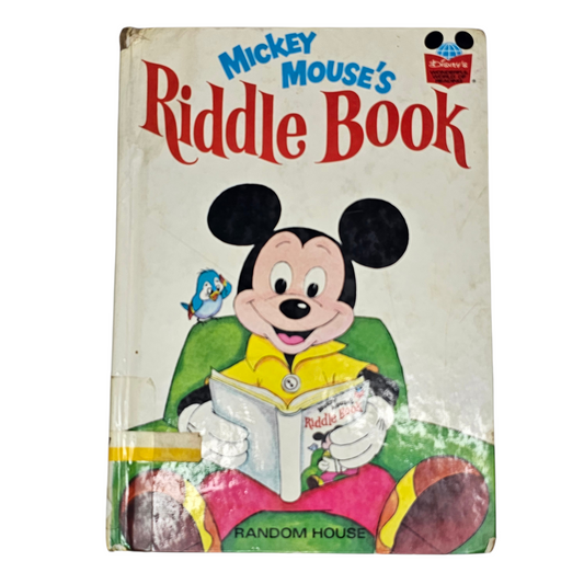 Mickey Mouse's Riddle Book Vintage