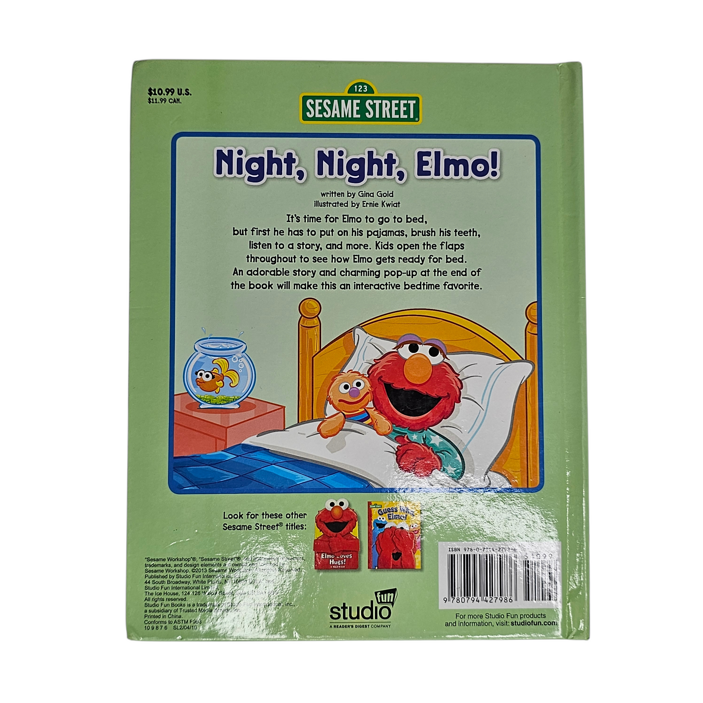 Night, Night, Elmo! Lift the Flap Book