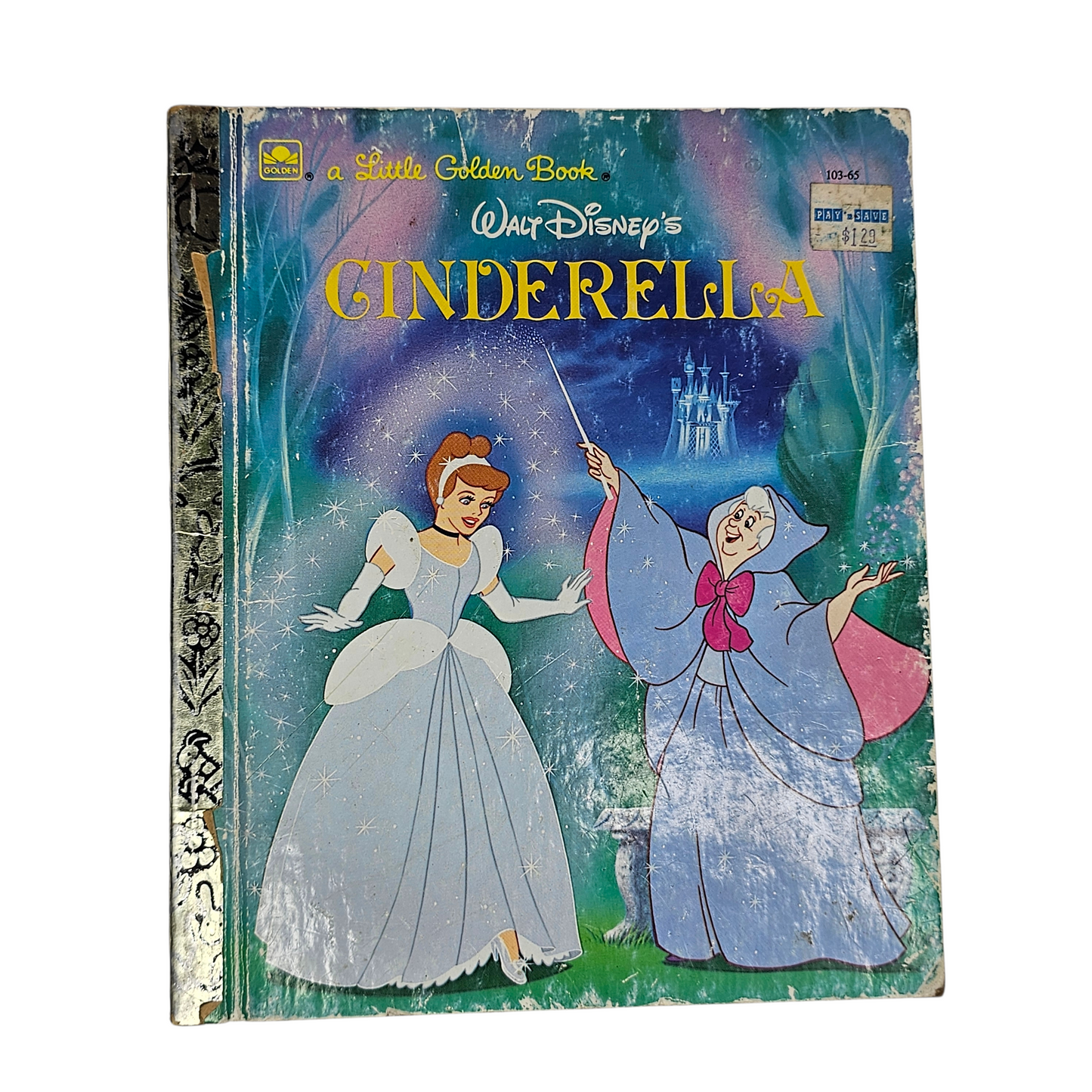 Disney Cinderella Little Golden Book Vintage